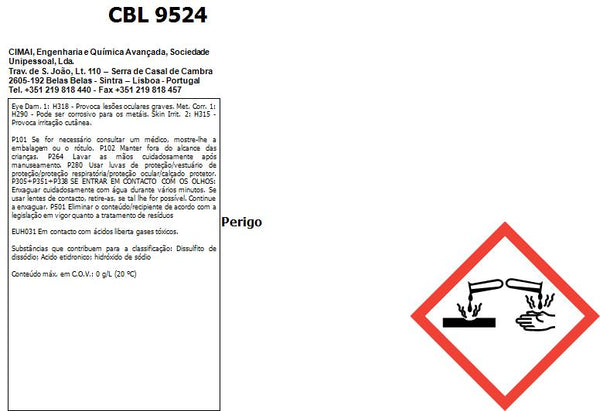 Anti-incrustante polifuncional para caldeiras - 20lt - CBL 9524