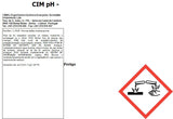 Redutor pH sólido para piscina - 25kg - CIM pH (-)