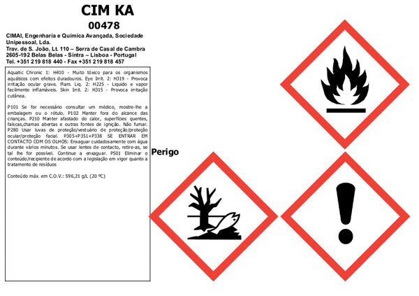 CIM KA - Disinfectant for surfaces