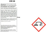 CIM 20 - Détergent alcalin, dégraissant concentré, biodégradable