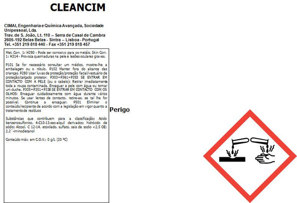 CLEANCIM - Super degreaser for cars