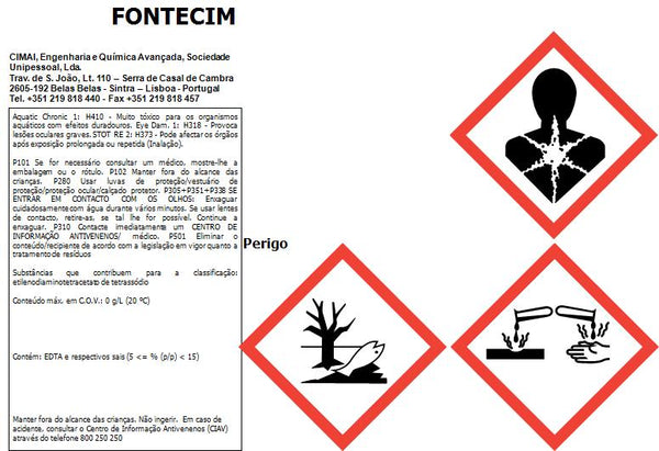 FONTECIM - Algicide, algestatic and fungicide for fountain treatment