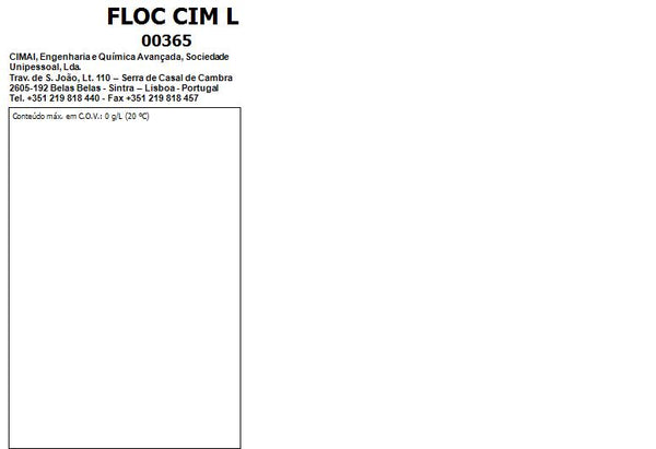 Floculante para águas de piscinas- 5lt - FLOC CIM L