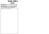Floculante para águas de piscinas- 20lt - FLOC CIM L