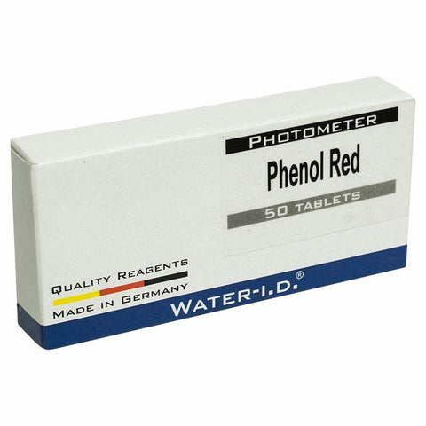 Pastilhas para fotômetro - Phenol Red - Water I.D.