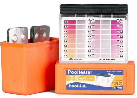 Analisador de Cloro, pH e Bromo para piscina - Pooltester by Water ID